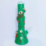 14″ Green Monster 3D Bong – All-Seeing Eyes Hand-Painted