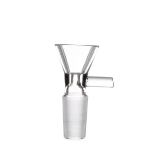 14mm Male Bong Bowl with Handle | Clear Glass Replacement