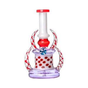 7.5″ Spiral Horns Mini Horned Polka Dot Dab Rig