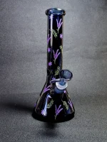 10" Midnight Lavender Borosilicate Glass Beaker Bong