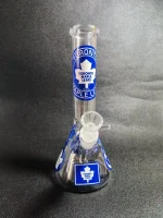 10" Toronto Maple Leafs Borosilicate Glass Beaker Bong