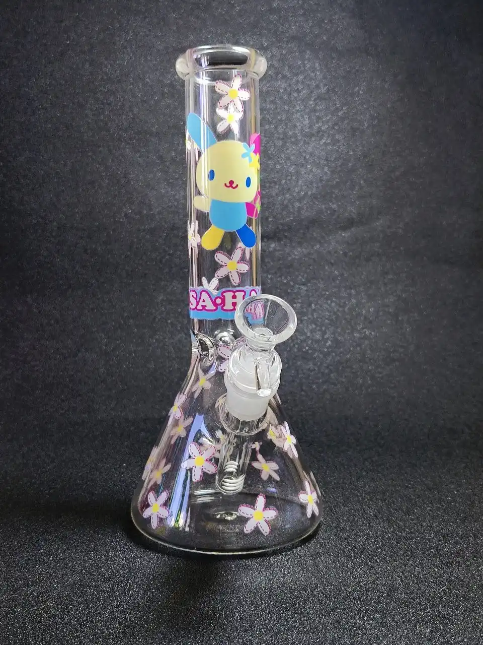 10" Usahana Flower Garden Beaker Glass Bong - Image 4