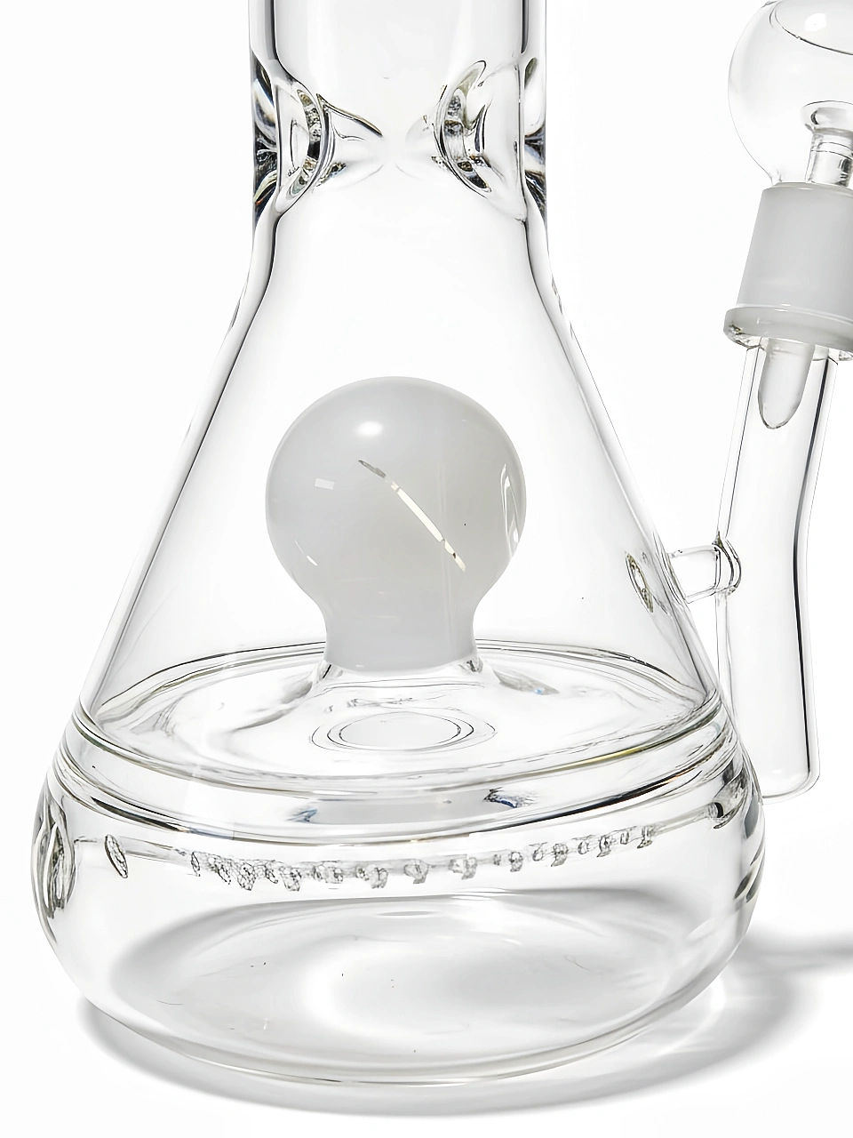 10-Inch Crystal Clear Dual-Percolator Beaker Bong - Image 2