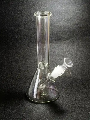 10 Inch Classic Clear Borosilicate Glass Beaker Bong