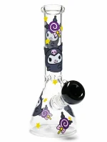 Kuromi Halloween Dark Sweetheart 10 Inch Beaker Bong