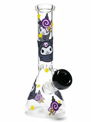 Kuromi Halloween Dark Sweetheart 10 Inch Beaker Bong