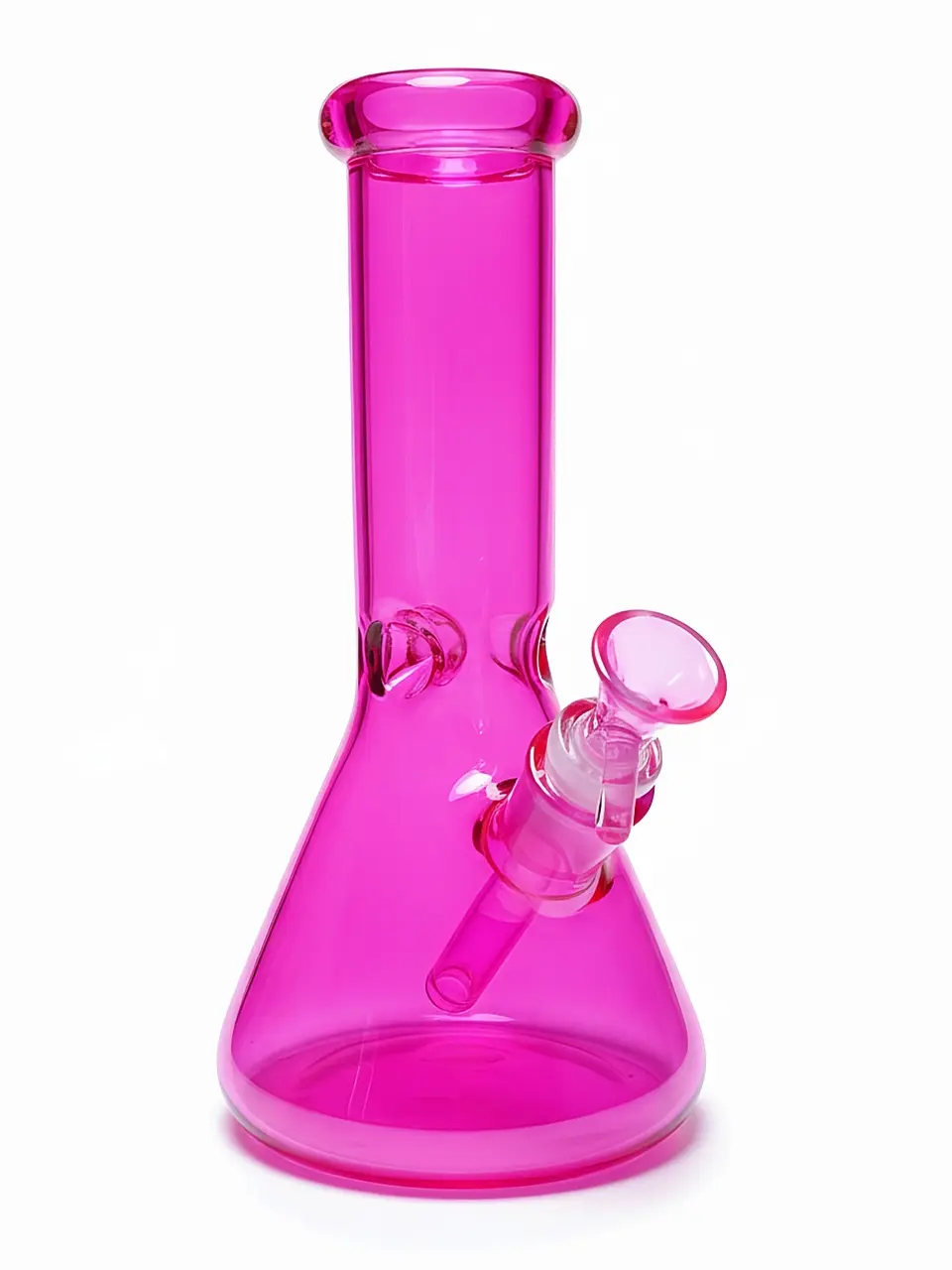 Barbie Dream Hot Pink Iridescent 10-Inch Beaker Glass Bong