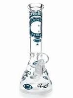 10-Inch Philadelphia Eagles Fly High Beaker Bong