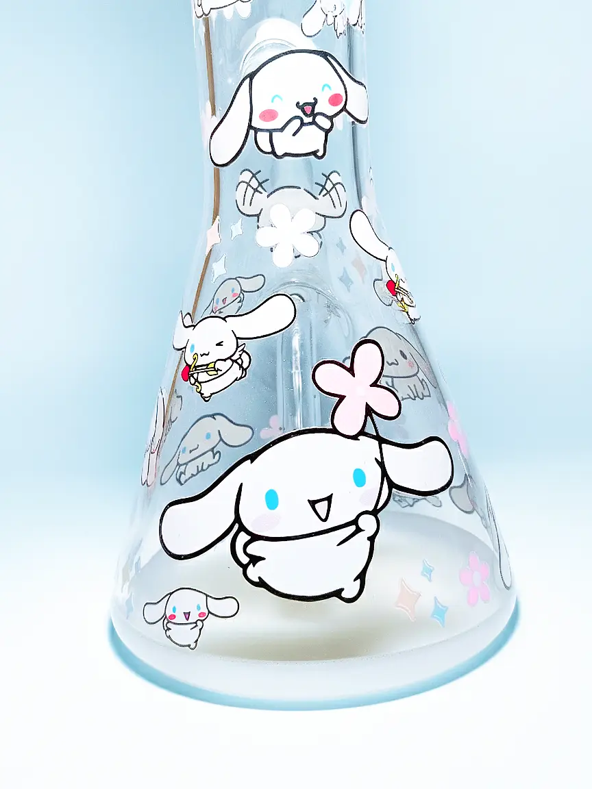 Cinnamoroll × Cookies 13-Inch 5mm Beaker Glass Bong - Image 7