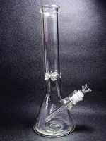 14" Clear 7mm Thick Glass Beaker Bong