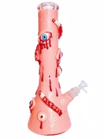 Pink Stare 14-Inch 7mm Thick Monster Bong