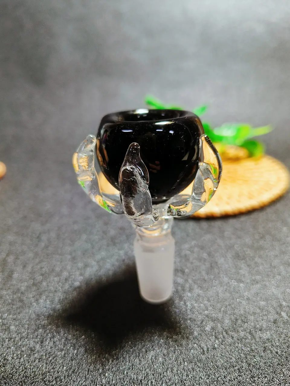 14mm Male Dragon Claw Dark Fantasy Borosilicate Glass Bowl