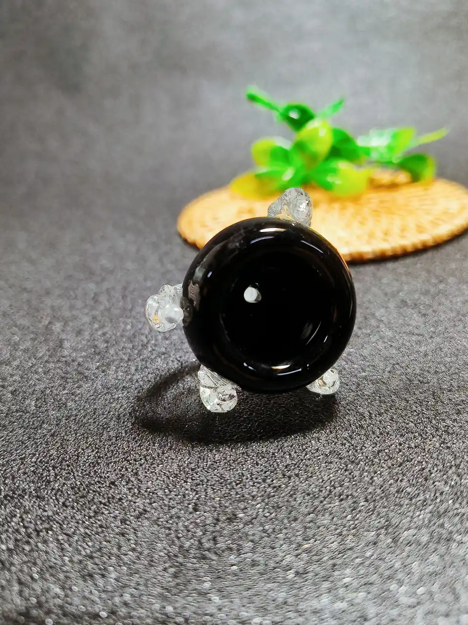 14mm Male Dragon Claw Dark Fantasy Borosilicate Glass Bowl - Image 3