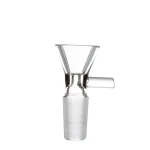 Clear Glass Male Bong Bowl Set of 3 | 10mm 14mm 18mm