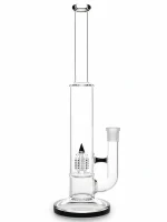 Black Spire 16 Inch Industrial Minimalist Straight Tube Bong