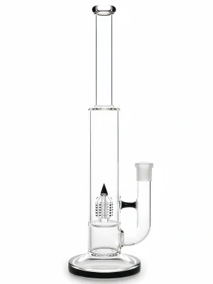 Black Spire 16 Inch Industrial Minimalist Straight Tube Bong