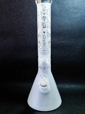 Gothic Frost 15.75″ 9mm Thick Beaker Bong