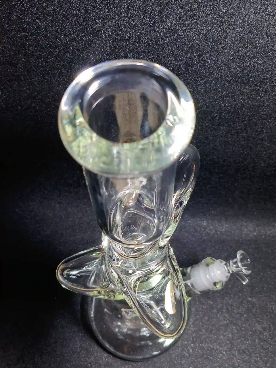 Zig-Zag 18-Inch 7mm Borosilicate Zong Beaker Bong - Image 3