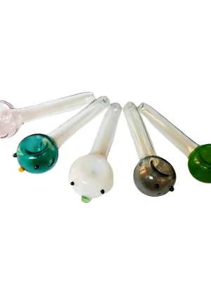 3.5-Inch Handcrafted Little Bird Glass Spoon Pipe