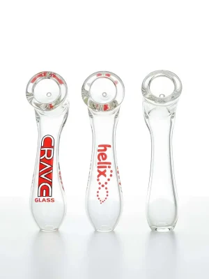 4-Inch Clear Sherlock Glass Pipe