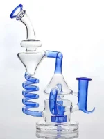 5.5-inch Helix Lab Spiral Recycler Bong