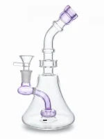 7.5-inch Lavender Dream Glass Beaker Perc Bong