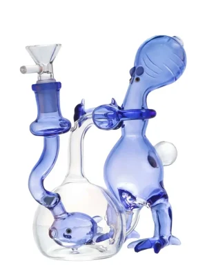 Octopus & Fish Ocean Glass Percolator Bong | Multiple Colors