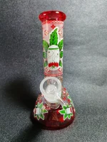 8" Rick & Morty Inspired Glow Beaker Bong