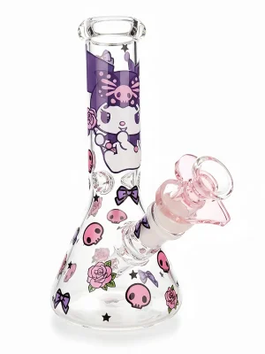Kuromi Rose Gothic Beaker Bong