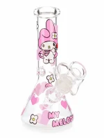 My Melody Pink Pastel Beaker Glass Bong