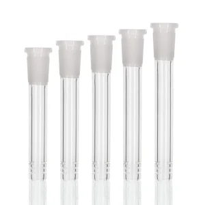 18mm to 14mm Glass Diffusor Downstem, Various Lengths