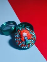 Brave Princess 40mm Rhinestone Metal Grinder
