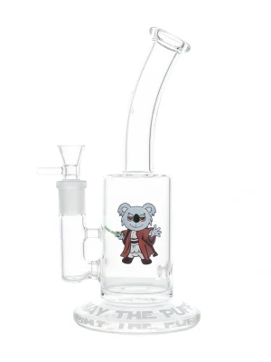 Cosmic Koala May the Puff Be with You 10-Inch Inline Perc Bong