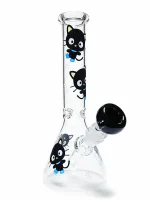 Chococat Winter Noir 10-Inch Beaker Glass Bong