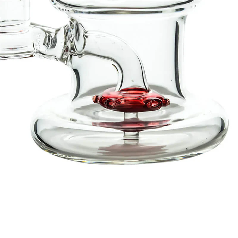 Desert Bloom Purple Cactus Glass Bong 8 Inch - Image 4