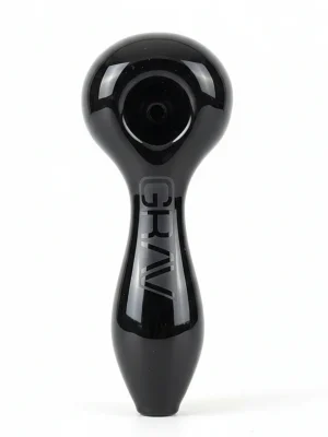 GRAV 4-Inch Classic Spoon Pipe - Black & Blue