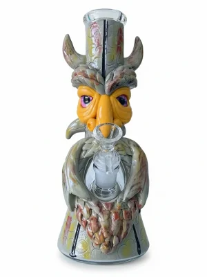 The Night Watcher Owl 3D 10-Inch Beaker Bong
