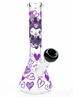 Kuromi Party Rebel 10-Inch Beaker Bong
