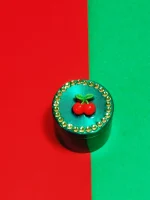 Mint Green Cherry Rhinestone 40mm Grinder