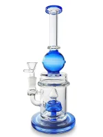 9-Inch Geometric Sphere Multi-Chamber Glass Bong