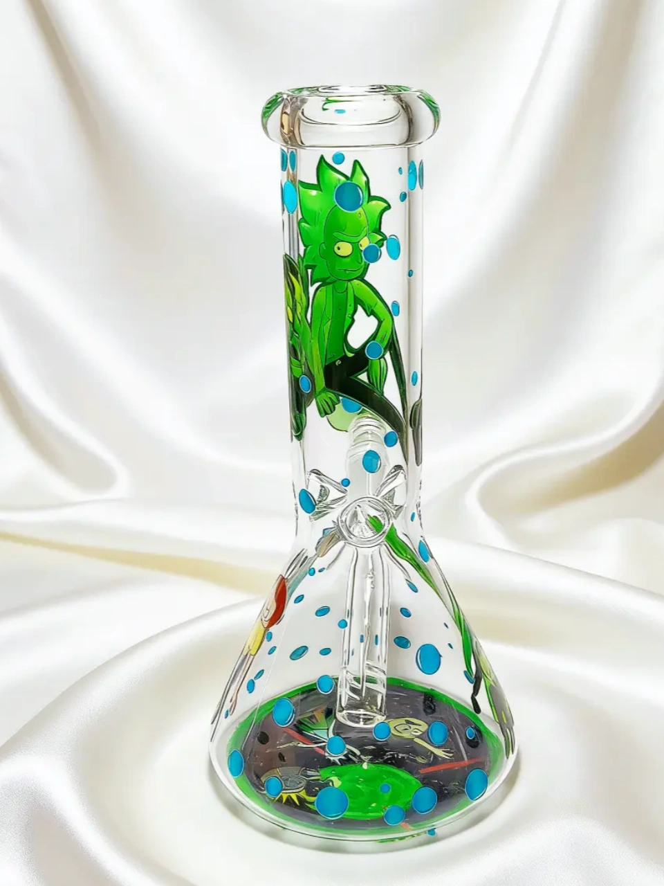 Rick & Morty Portal Jumper Beaker Glass Bong - Image 3