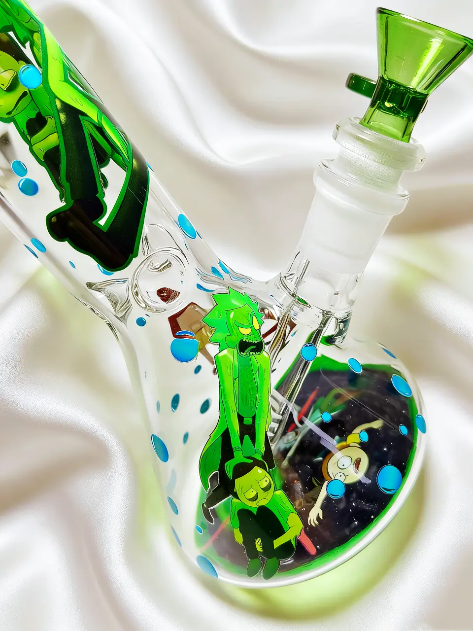Rick & Morty Portal Jumper Beaker Glass Bong - Image 4