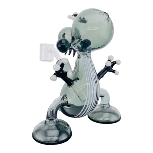 6-Inch Shadow Black Yoshi Collectible Glass Dab Rig