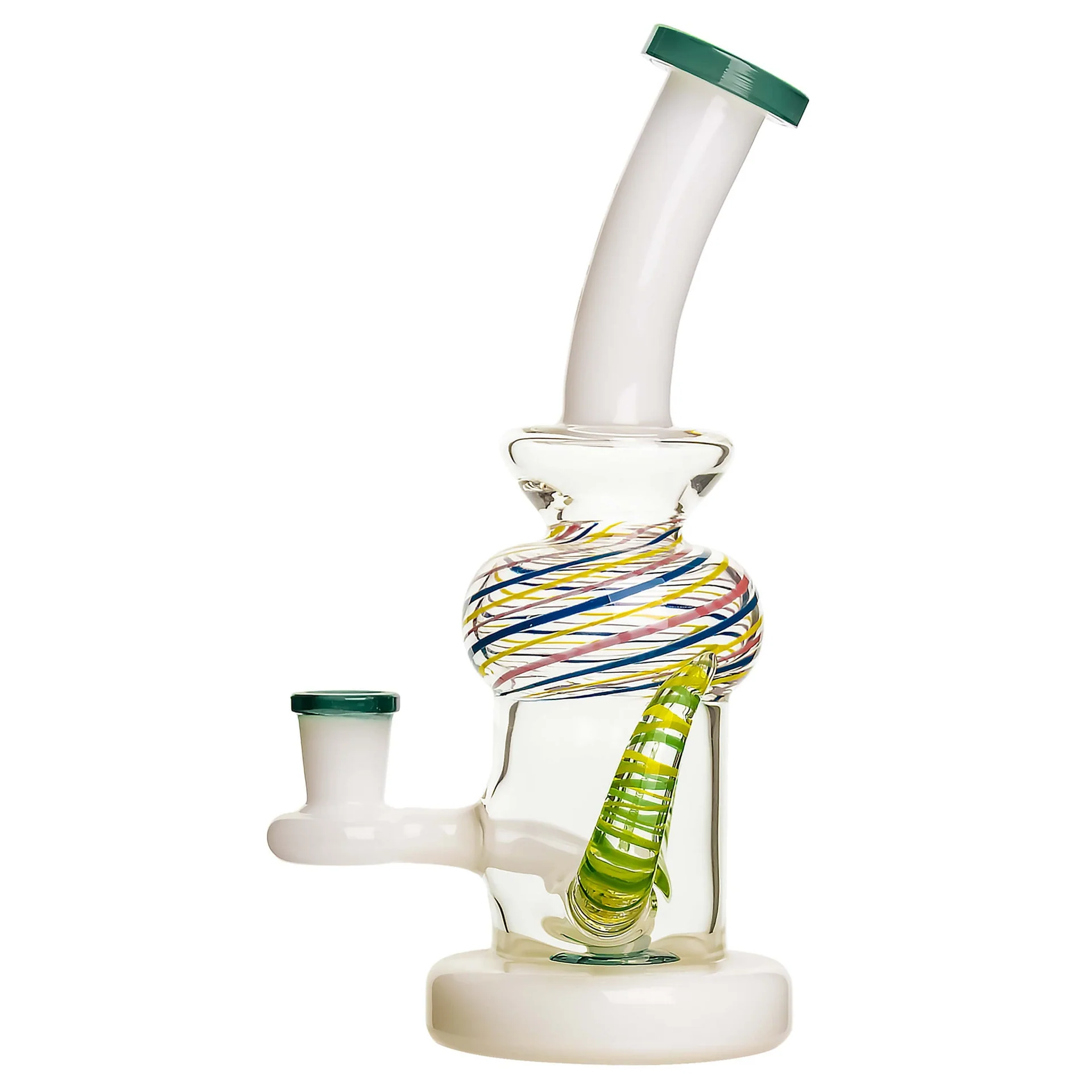 8.5-Inch Spiral Horns Glass Showerhead Bong - Image 2