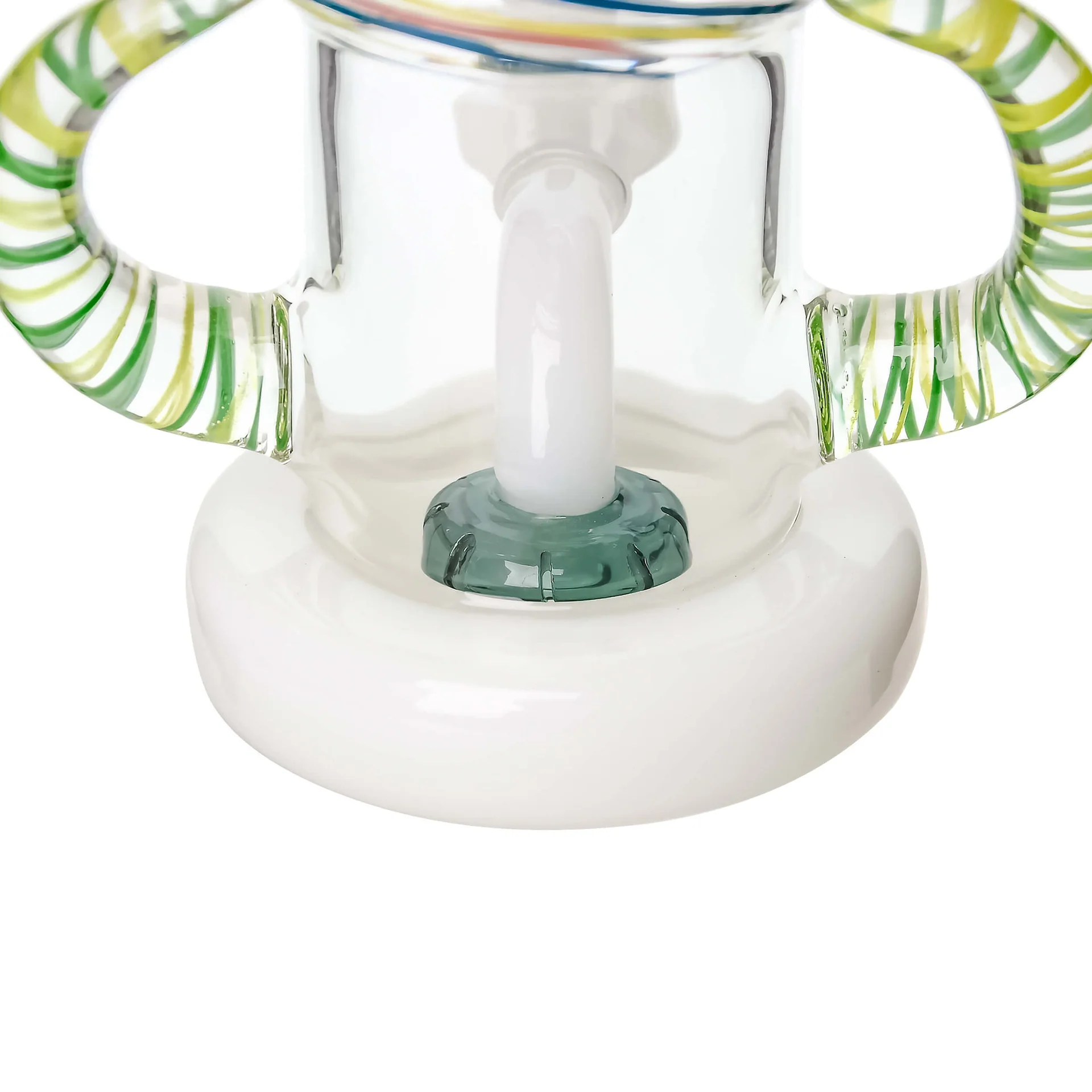 8.5-Inch Spiral Horns Glass Showerhead Bong - Image 4