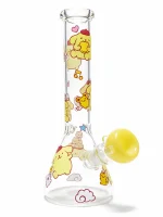 10 Inch Pompompurin Sunny Beret Beaker Glass Bong