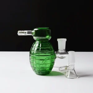 5-Inch Tactical Pineapple Grenade Glass Bubbler