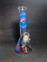 10-inch OKC Thunder Beaker Glass Bong