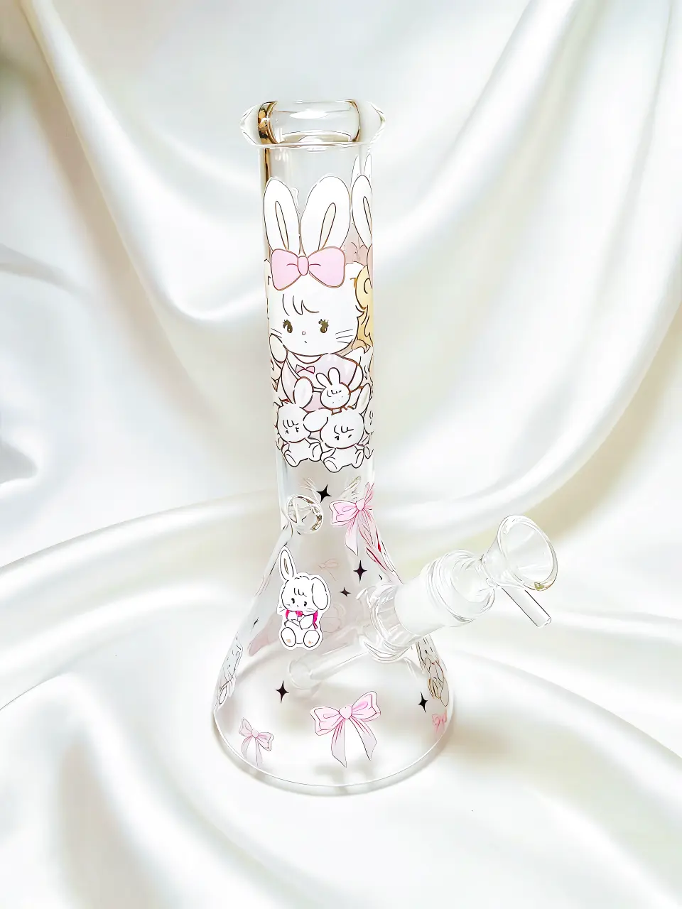 Mousse & Latte Friendship 10-Inch Beaker Glass Bong