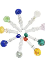 4-Inch Candy Wave Two-Tone Glass Spoon Pipe